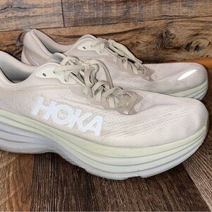 Hoka One One Women's Cream Athletic Shoes